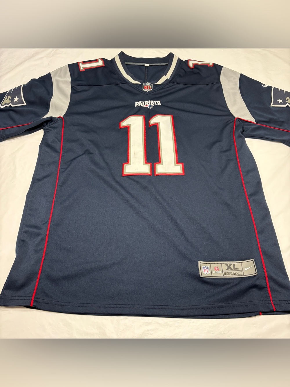 Nike New England Patriots Julian Edelman #11 NFL Home Jersey Mens XL
